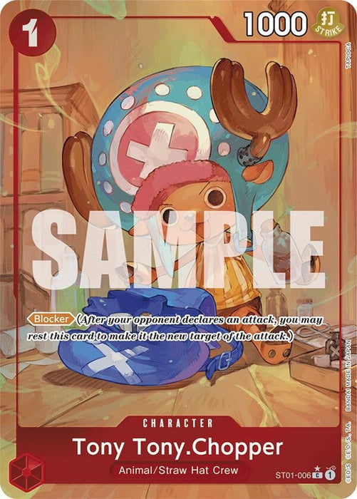 Image for Tony Tony.Chopper (ST01-006) (Alternate Art) (ST01-006) (Foil) [Premium Booster -The Best-] - One Piece Card Game