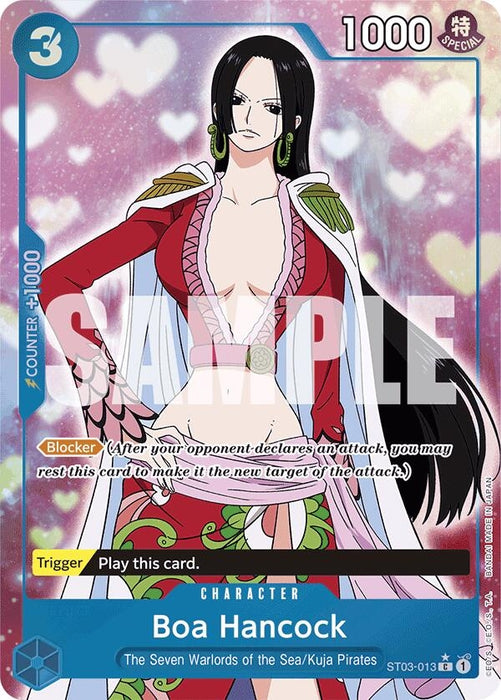 Image for Boa Hancock (ST03-013) (Full Art) (ST03-013) (Foil) [Premium Booster -The Best-] - One Piece Card Game