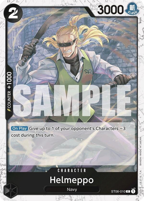 Image for Helmeppo (Jolly Roger Foil) (ST06-010) (Foil) [Premium Booster -The Best-] - One Piece Card Game
