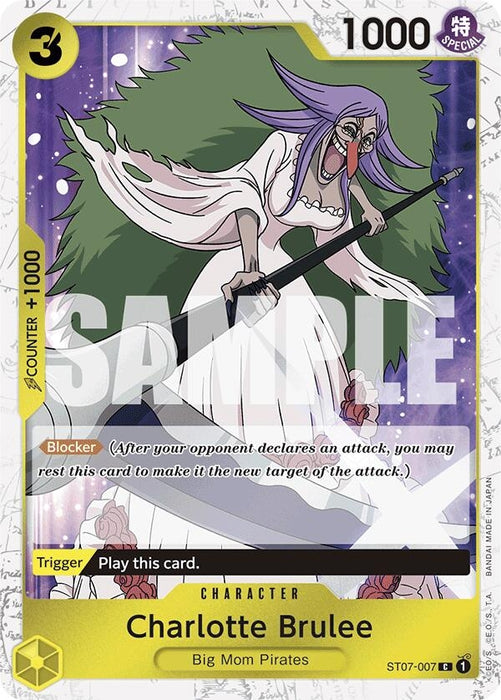 Charlotte Brulee (Jolly Roger Foil) (ST07-007) (Foil) [Premium Booster -The Best-]