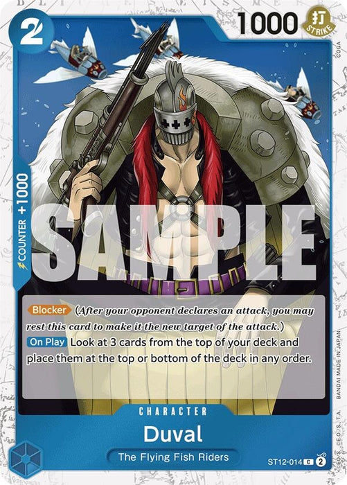 Duval (Jolly Roger Foil) (ST12-014) (Foil) [Premium Booster -The Best-]