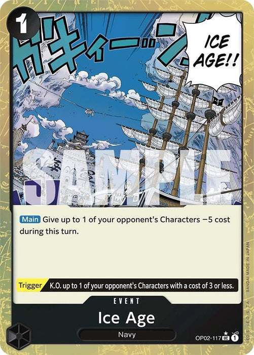 Ice Age (Textured Foil) (OP02-117) (Foil) [Premium Booster -The Best-]