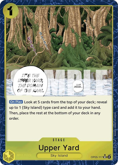 Upper Yard (Textured Foil) (OP05-117) (Foil) [Premium Booster -The Best-]