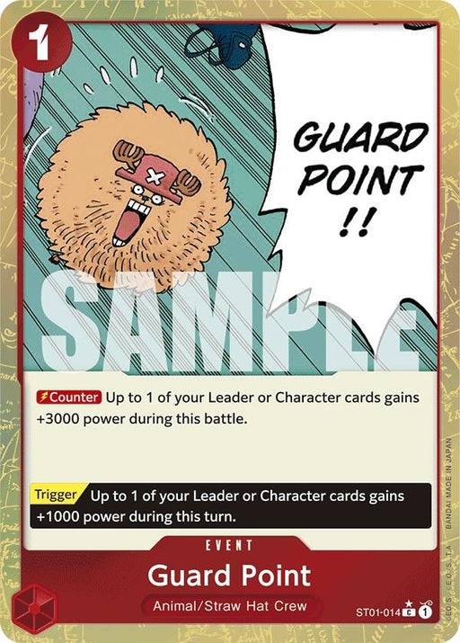 Image for Guard Point (Textured Foil) (ST01-014) (Foil) [Premium Booster -The Best-] - One Piece Card Game