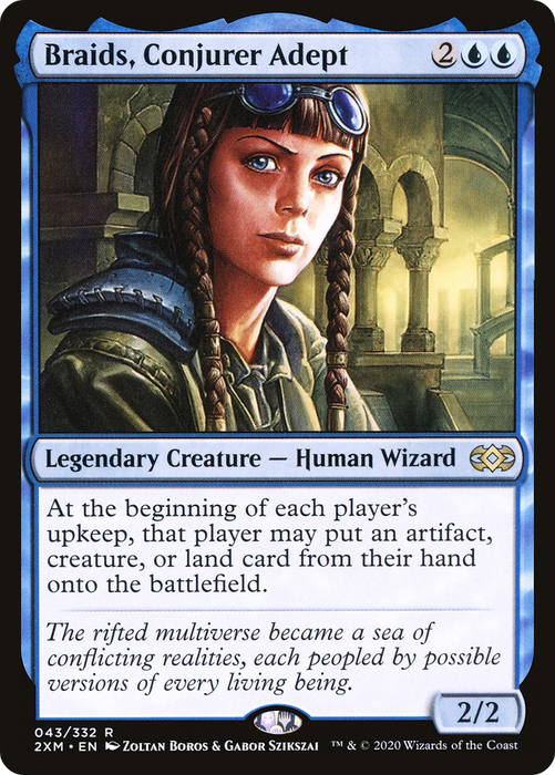 Braids, Conjurer Adept [2XM-043] - Double Masters