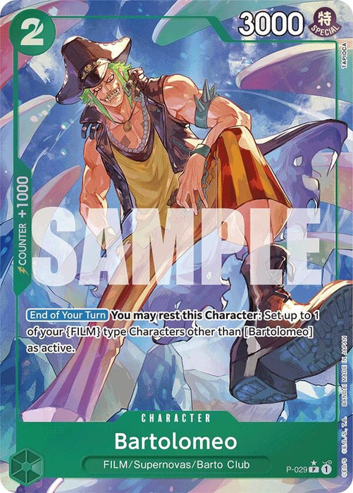 Image for Bartolomeo (P-029) (Full Art) (P-029) (Foil) [Premium Booster -The Best-] - One Piece Card Game