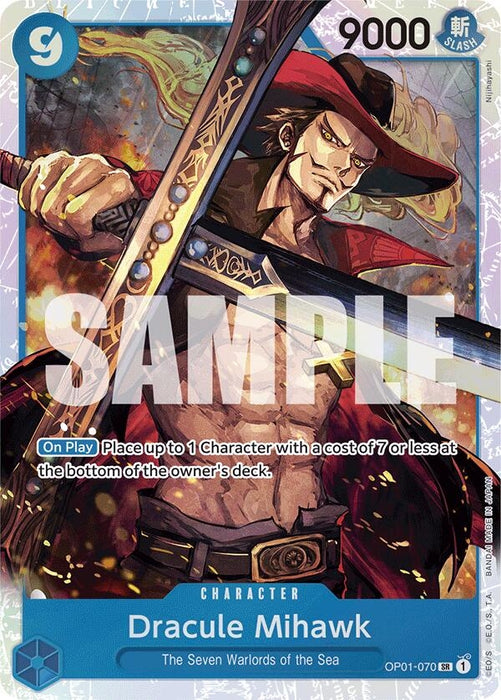 Dracule Mihawk (OP01-070) (Reprint) (OP01-070) (Foil) [Premium Booster -The Best-]