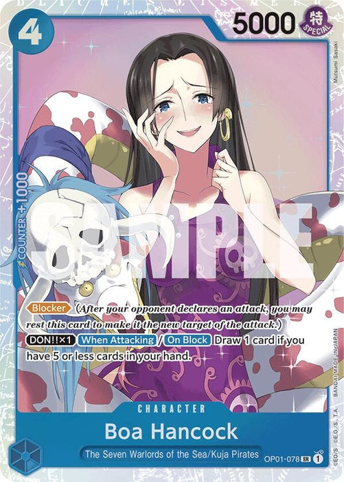 Boa Hancock (OP01-078) (Reprint) (OP01-078) (Foil) [Premium Booster -The Best-]