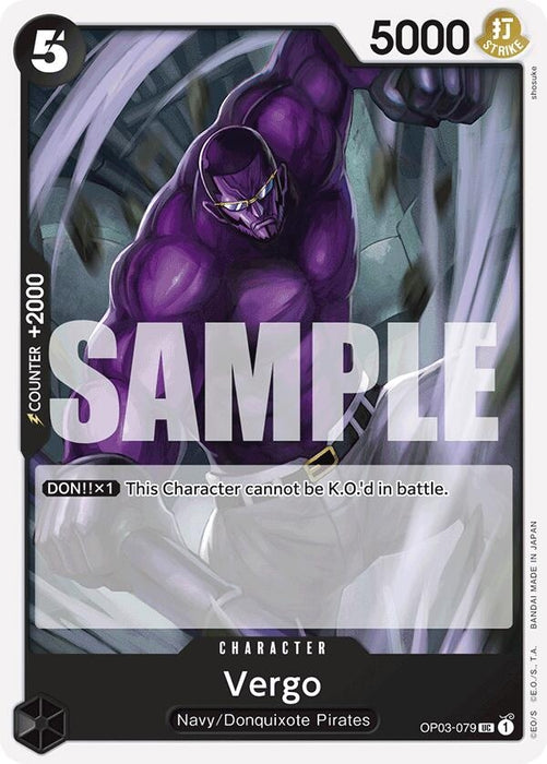 Image for Vergo (Reprint) (OP03-079) [Premium Booster -The Best-] - One Piece Card Game