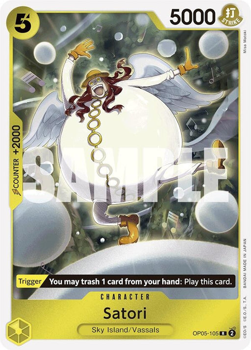 Image for Satori (Reprint) (OP05-105) (Foil) [Premium Booster -The Best-] - One Piece Card Game