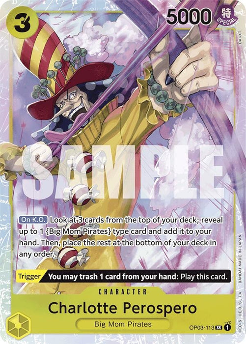 Charlotte Perospero (Reprint) (OP03-113) (Foil) [Premium Booster -The Best-]