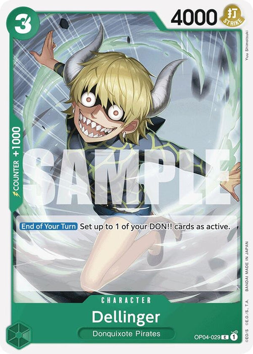 Image for Dellinger (Reprint) (OP04-029) [Premium Booster -The Best-] - One Piece Card Game