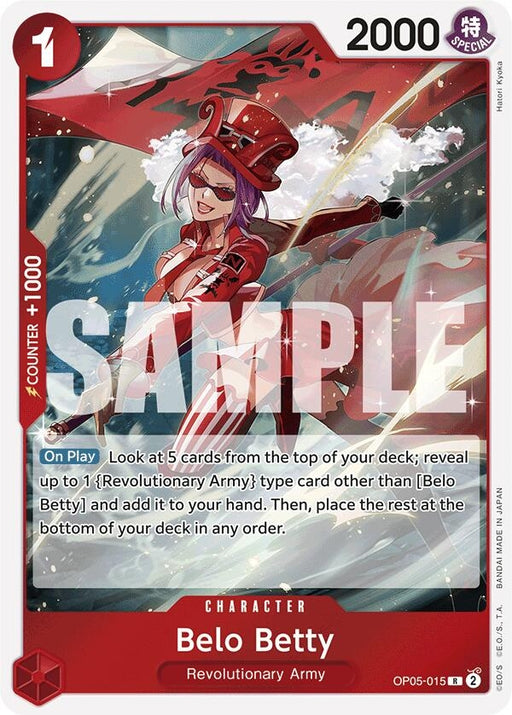 Image for Belo Betty (OP05-015) (Reprint) (OP05-015) (Foil) [Premium Booster -The Best-] - One Piece Card Game