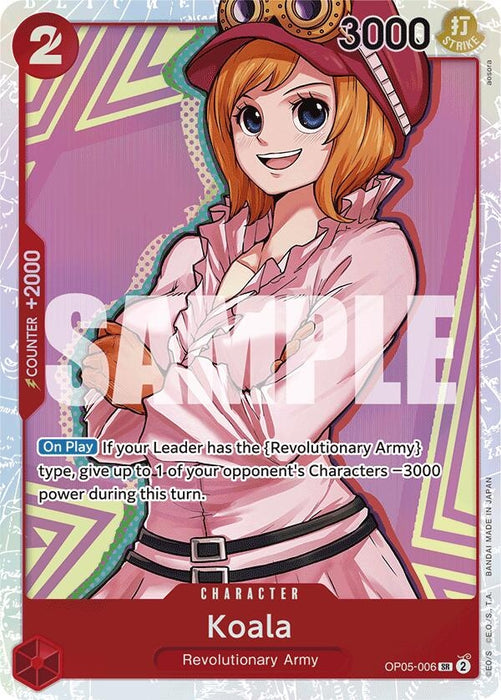 Image for Koala (Reprint) (OP05-006) (Foil) [Premium Booster -The Best-] - One Piece Card Game