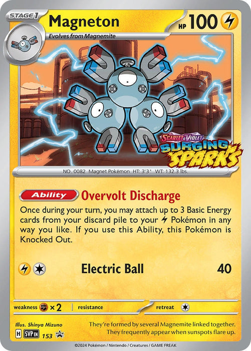 Image for Magneton - 153 (153) (Holofoil) [SV: Scarlet & Violet Promo Cards] (SVP) - Pokemon