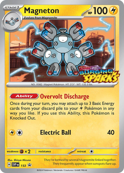 Image for Magneton - 153 (153) (Holofoil) [SV: Scarlet & Violet Promo Cards] (SVP) - Pokemon