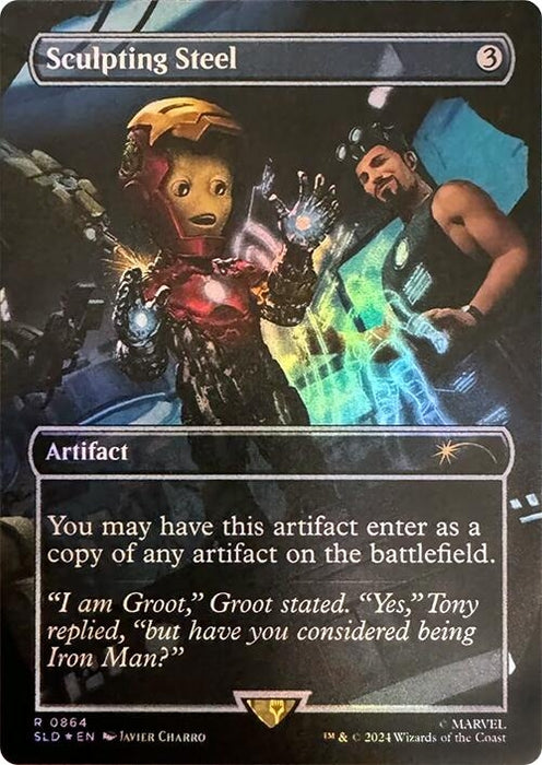 Image for Sculpting Steel (Rainbow Foil) (864) (Foil) [Secret Lair Drop Series] - Magic: The Gathering