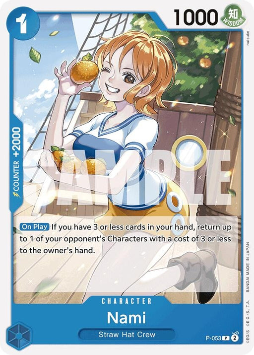 Image for Nami (P-053) (Reprint) (P-053) [Premium Booster -The Best-] - One Piece Card Game