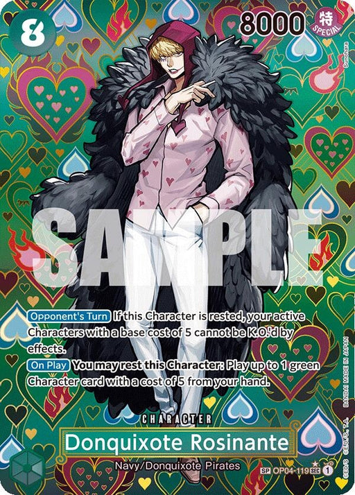 Image for Donquixote Rosinante (SP) (OP04-119) (Foil) [Emperors in the New World] - One Piece Card Game
