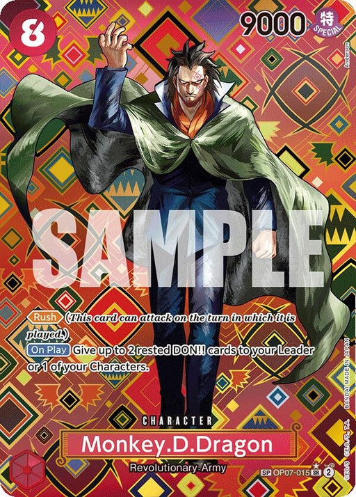 Image for Monkey.D.Dragon (SP) (OP07-015) (Foil) [Emperors in the New World] - One Piece Card Game