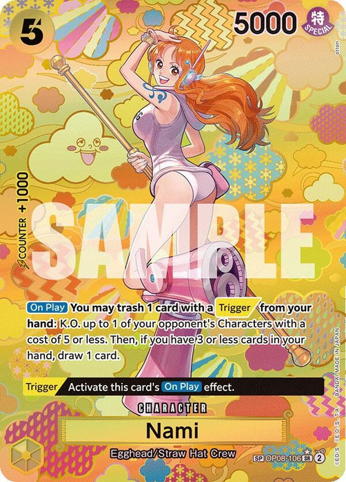 Image for Nami (SP) (OP08-106) (Foil) [Emperors in the New World] - One Piece Card Game