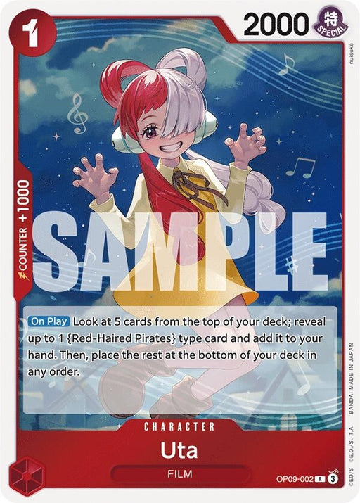 Image for Uta (OP09-002) (Foil) [Emperors in the New World] - One Piece Card Game