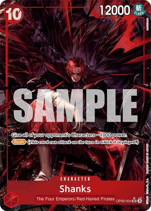 Image for Shanks (004) (Alternate Art) (OP09-004) (Foil) [Emperors in the New World] - One Piece Card Game