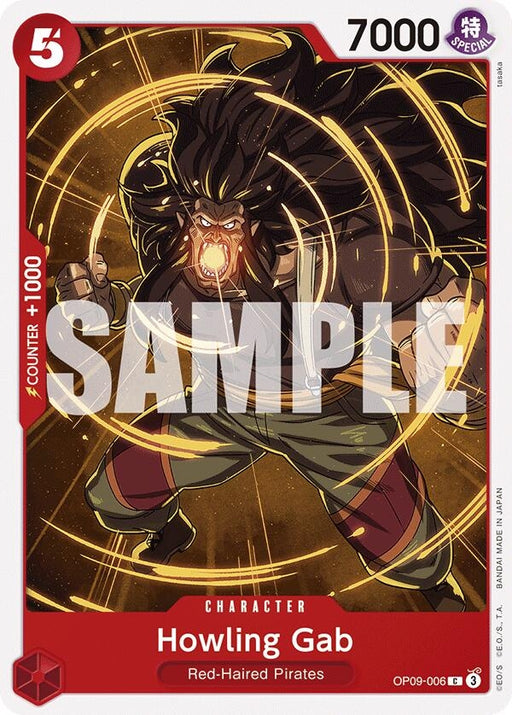 Image for Howling Gab (OP09-006) [Emperors in the New World] - One Piece Card Game