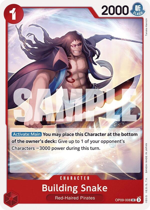 Image for Building Snake (OP09-008) [Emperors in the New World] - One Piece Card Game