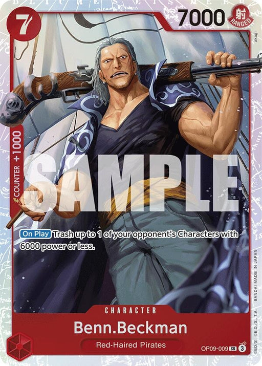 Image for Benn.Beckman (OP09-009) (Foil) [Emperors in the New World] - One Piece Card Game