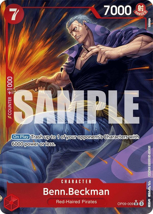 Image for Benn.Beckman (Parallel) (OP09-009) (Foil) [Emperors in the New World] - One Piece Card Game