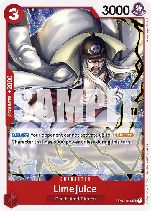Image for Limejuice (OP09-014) [Emperors in the New World] - One Piece Card Game