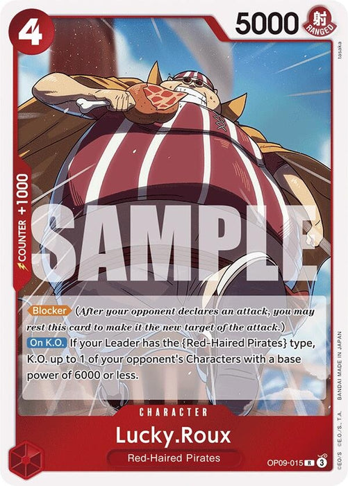 Image for Lucky.Roux (OP09-015) (Foil) [Emperors in the New World] - One Piece Card Game