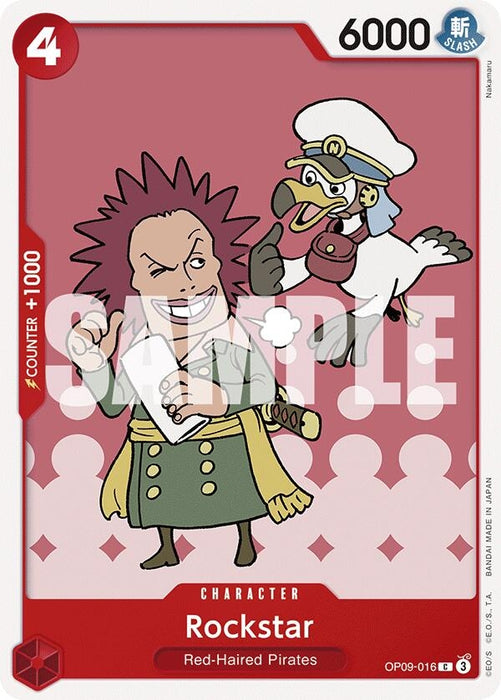 Image for Rockstar (OP09-016) [Emperors in the New World] - One Piece Card Game