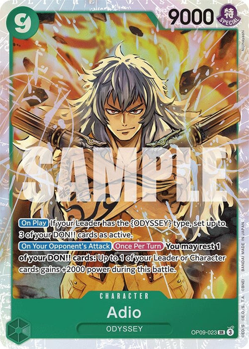 Image for Adio (OP09-023) (Foil) [Emperors in the New World] - One Piece Card Game