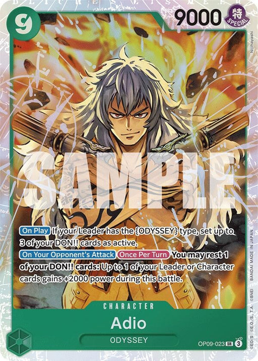 Image for Adio (OP09-023) (Foil) [Emperors in the New World] - One Piece Card Game