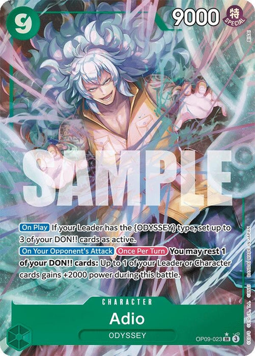 Image for Adio (Parallel) (OP09-023) (Foil) [Emperors in the New World] - One Piece Card Game