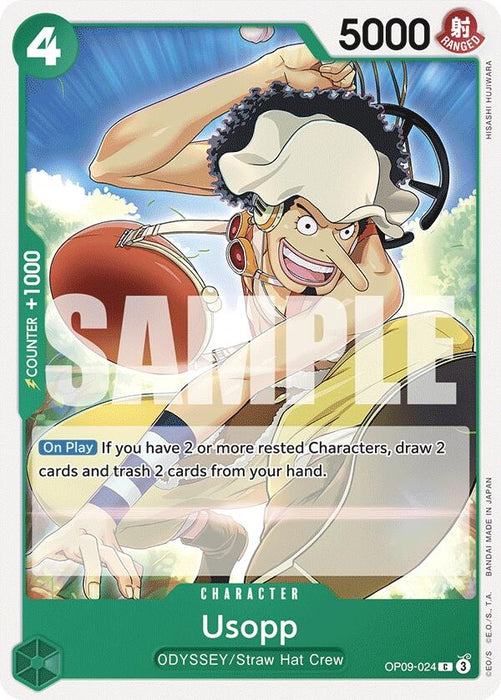 Image for Usopp (024) (OP09-024) [Emperors in the New World] - One Piece Card Game
