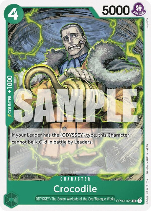 Image for Crocodile (025) (OP09-025) [Emperors in the New World] - One Piece Card Game