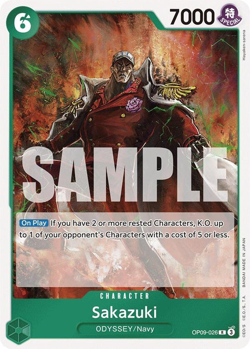 Sakazuki (OP09-026) (Foil) [Emperors in the New World]