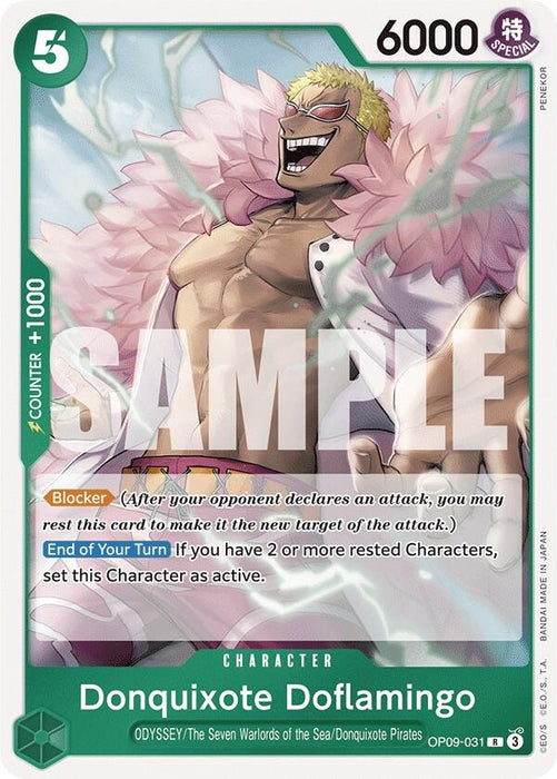 Image for Donquixote Doflamingo (OP09-031) (Foil) [Emperors in the New World] - One Piece Card Game