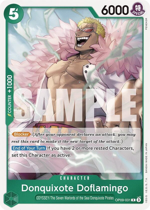 Image for Donquixote Doflamingo (OP09-031) (Foil) [Emperors in the New World] - One Piece Card Game