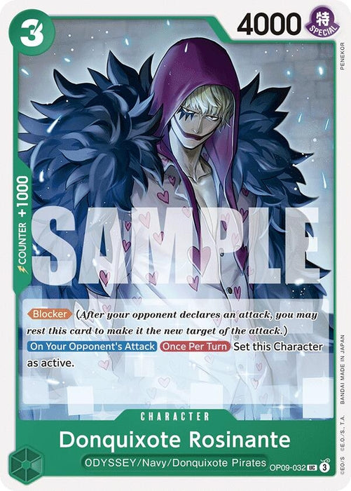 Image for Donquixote Rosinante (032) (OP09-032) [Emperors in the New World] - One Piece Card Game