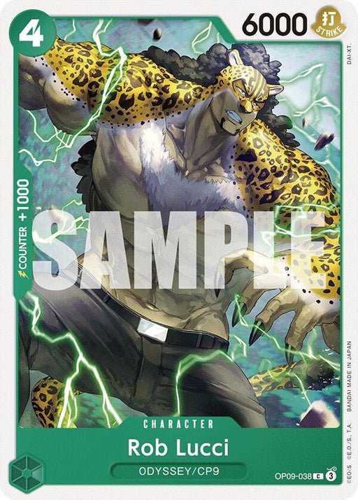Image for Rob Lucci (038) (OP09-038) [Emperors in the New World] - One Piece Card Game