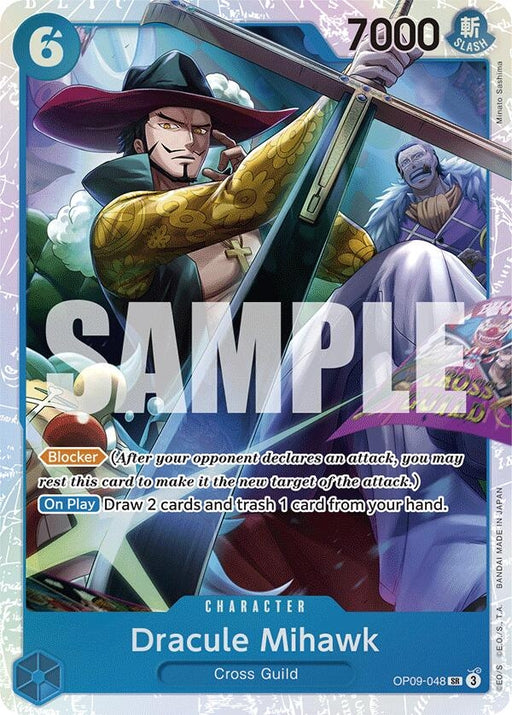 Image for Dracule Mihawk (OP09-048) (Foil) [Emperors in the New World] - One Piece Card Game