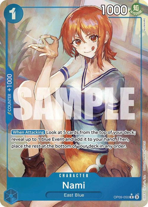 Nami (050) (Parallel) (OP09-050) (Foil) [Emperors in the New World]