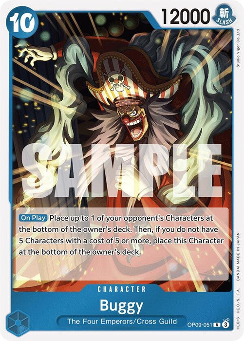 Image for Buggy (051) (OP09-051) (Foil) [Emperors in the New World] - One Piece Card Game