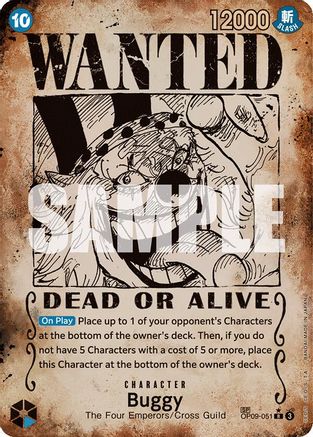 Buggy (051) (Wanted Poster) [OP09-051] (Emperors in the New World)