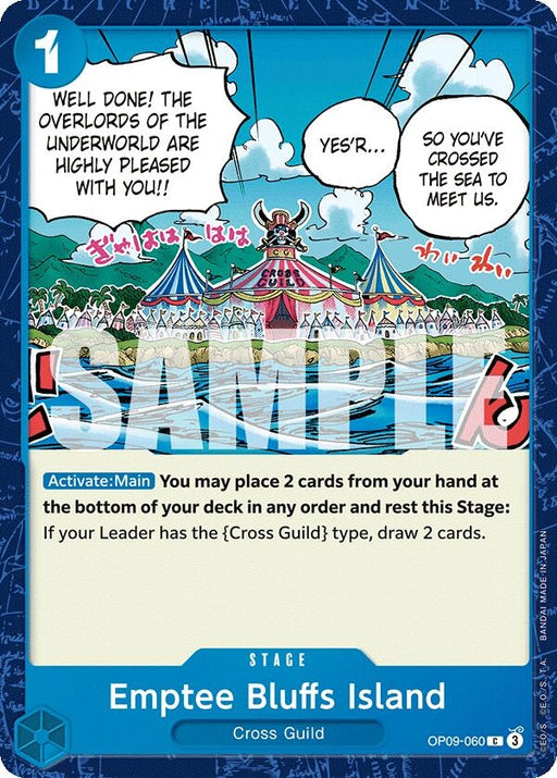 Image for Emptee Bluffs Island (OP09-060) [Emperors in the New World] - One Piece Card Game