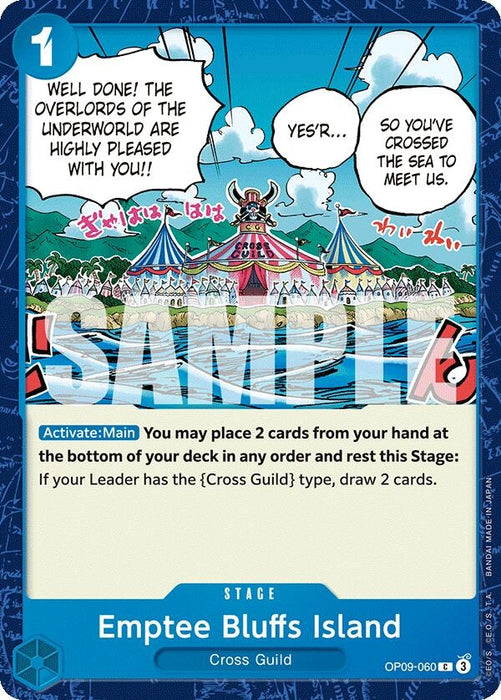 Emptee Bluffs Island (OP09-060) [Emperors in the New World]